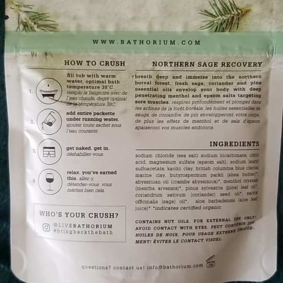 2 for 50 Bathorium Crush Bath Soak Set - Picture 3 of 6